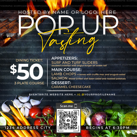 Chef Pop up Flyer