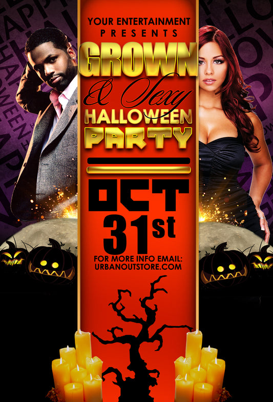 Sexy Halloween Flyer Template