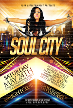 Load image into Gallery viewer, Soul Party Flyer Template
