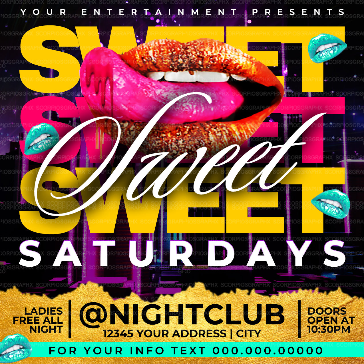 Ladies Night Flyer Template