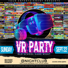 Load image into Gallery viewer, VR Party Flyer Template
