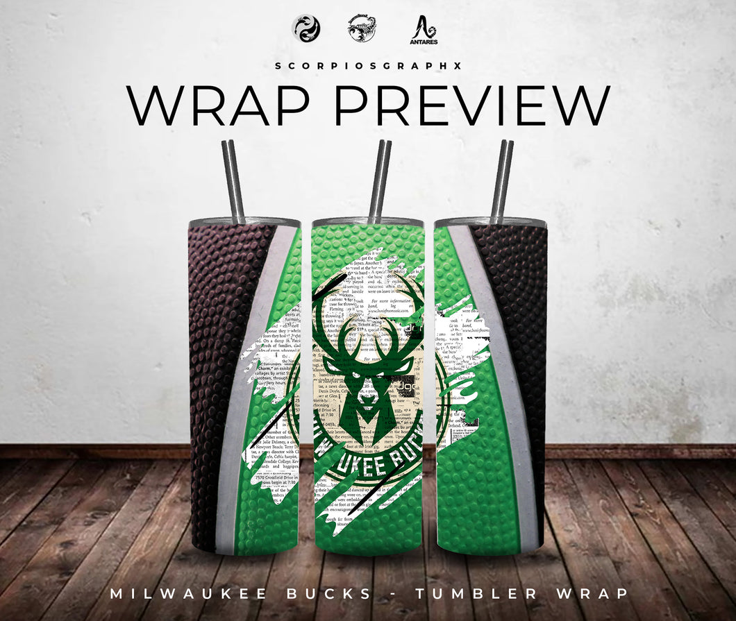 Bucks PNG | Sublimation | Tumbler Wrap Design | Digital Download